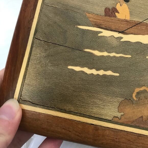 Vintage Made in Guatemala Wooden Art Piece - Picture 5 of 6